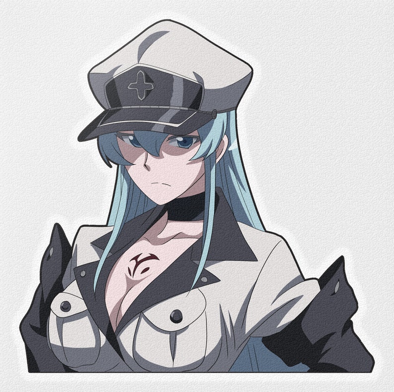 Ice Queen General Esudesu Waifu Vinyl Waterproof Anime Etsy