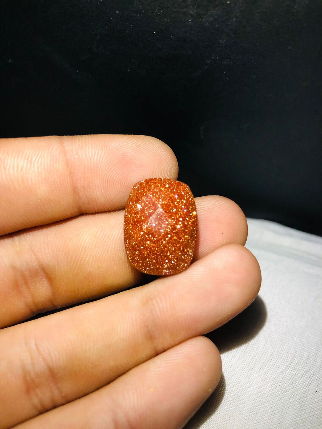 Very Rare Shiny Red Sun Sitara Gemstone Faceted Briolettes Etsy