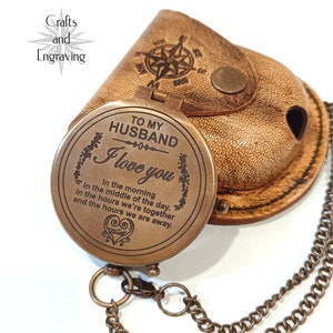 Couple Anniversary Gift, Personalized compass , Gift for him Engraved compass, Wedding Gift for Groomsmen, Gift for Men, gift for husband