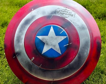 Metal Captain America Shield: Avengers Cosplay Prop
