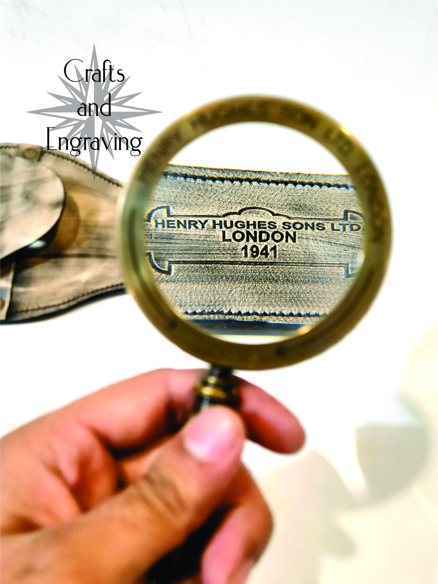 Henry Hughes 80mm Pocket Magnifying Glass main image 1