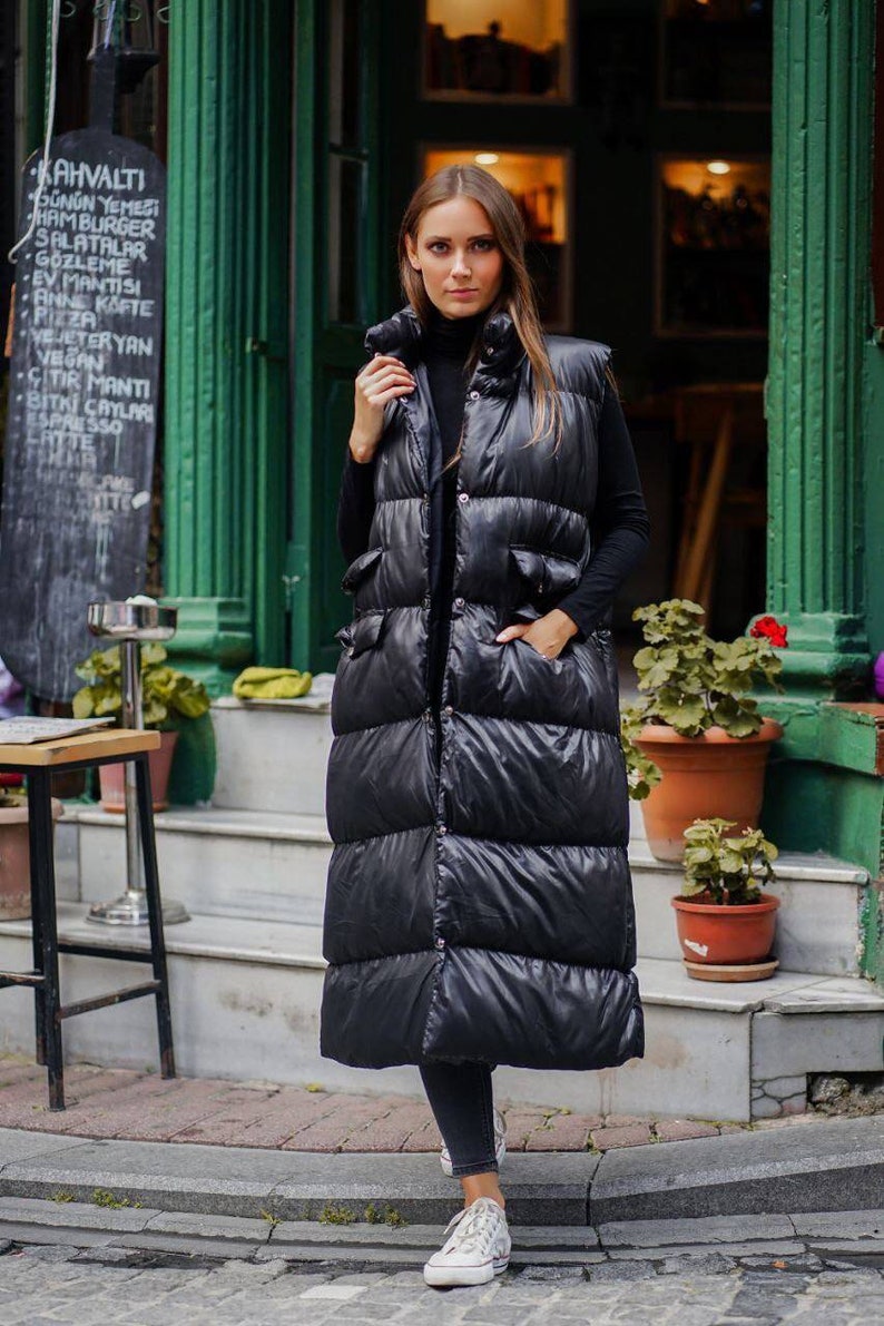 waterproof long puffer jacket