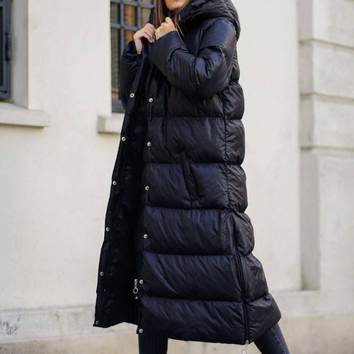 Women's Puffer Jacket Women's Puffer Coats Very Long - Etsy