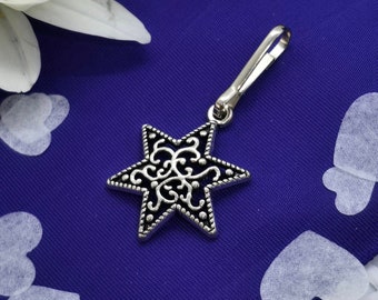 Star Charm voor Handfasting Cords - Pagan Wedding Keepsakes of Phone Charms