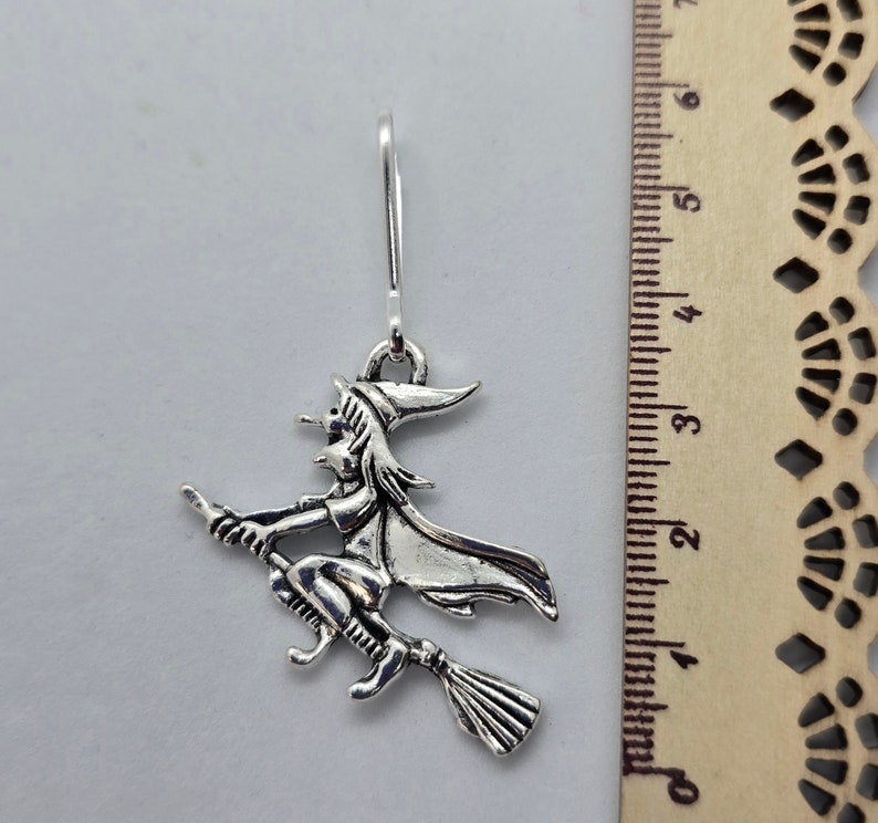 Witch Charm for Handfasting Cords Pagan Wedding Keepsakes or Phone Charms image 3