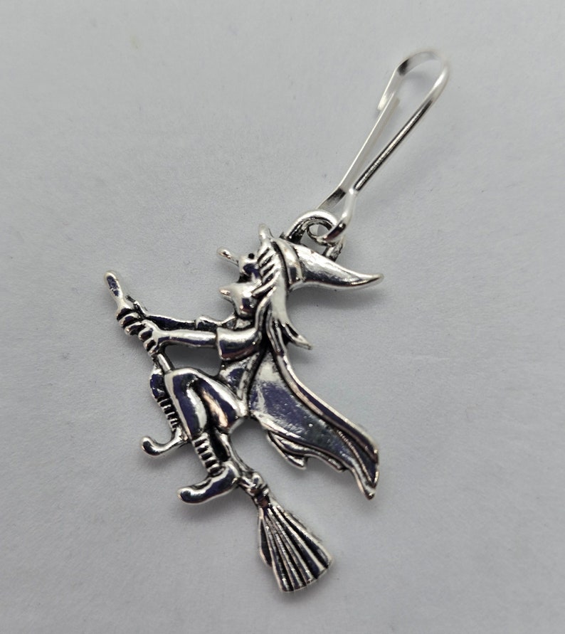 Witch Charm for Handfasting Cords Pagan Wedding Keepsakes or Phone Charms image 2