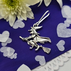 Witch Charm for Handfasting Cords Pagan Wedding Keepsakes or Phone Charms image 1