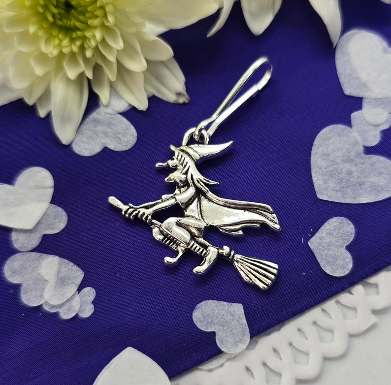 Witch Charm for Handfasting Cords Pagan Wedding Keepsakes or Phone Charms image 1
