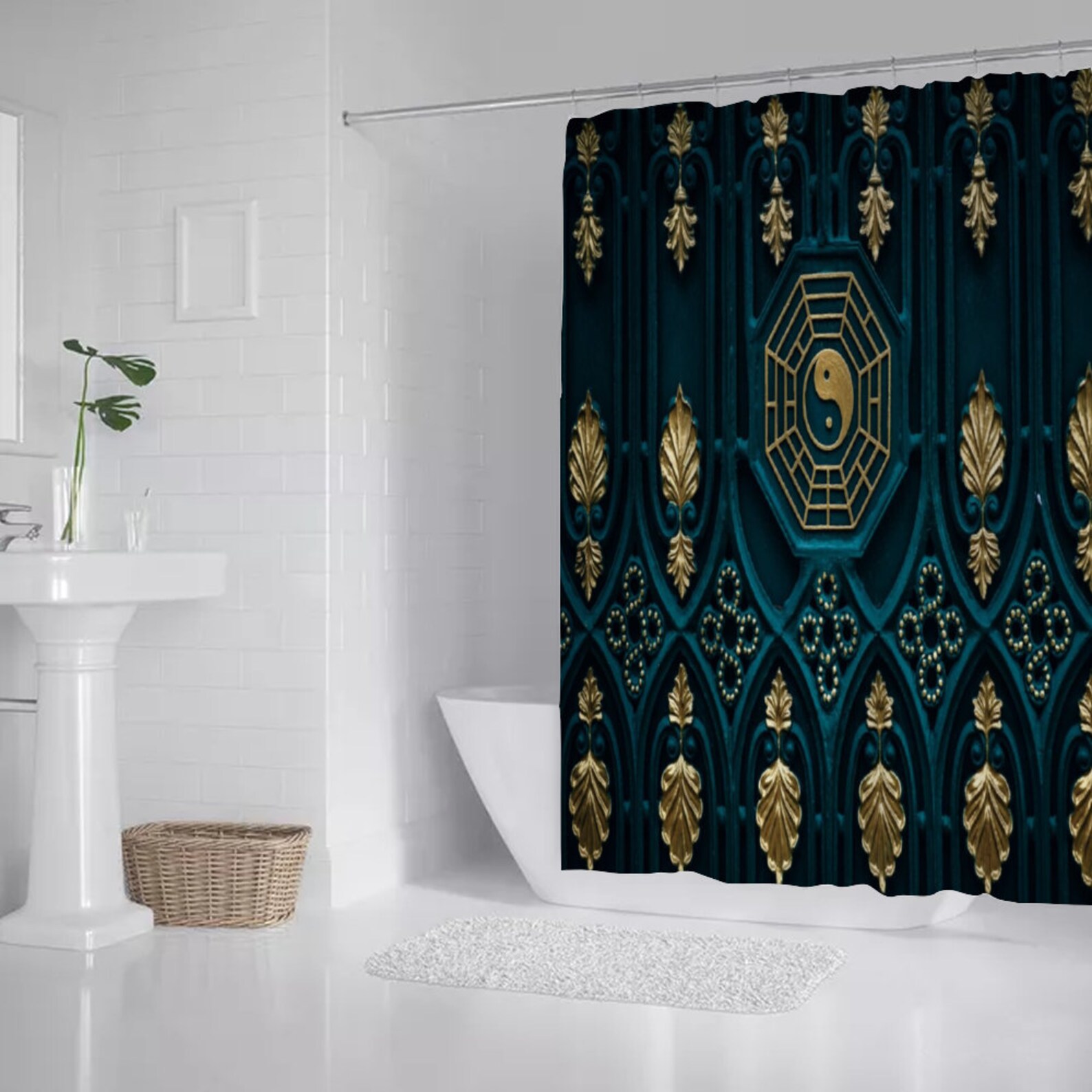 Shower Curtains spiritual bath abstract Etsy
