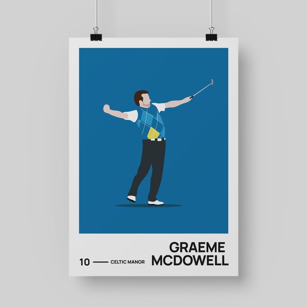 Graeme McDowell | Ryder Cup, Celtic Manor | Golf | Art Print