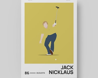 Jack Nicklaus | The Masters | Augusta |  Golf | Art Print