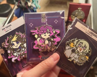 LAST RUN Nijisanji EN Enamel Pins