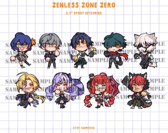 Zenless Zone Zero Epoxy Charms