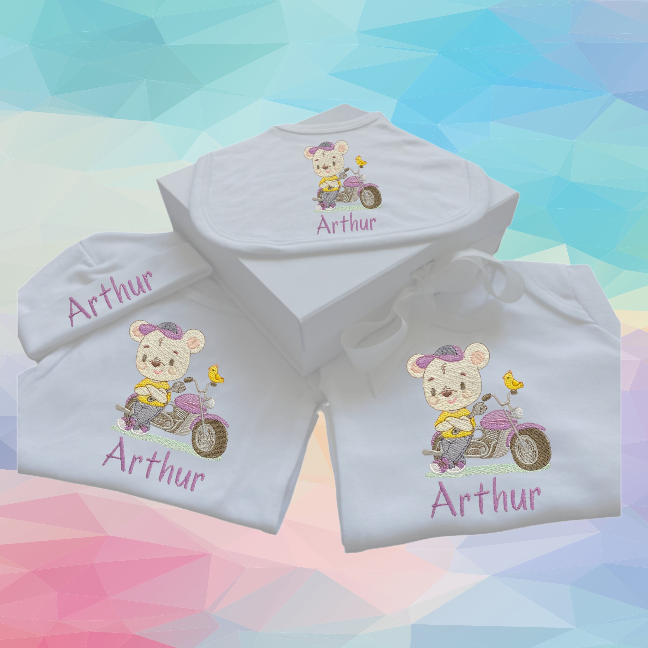 Luxury Baby Gift Set. Personalised Embroidered Baby Gift Etsy