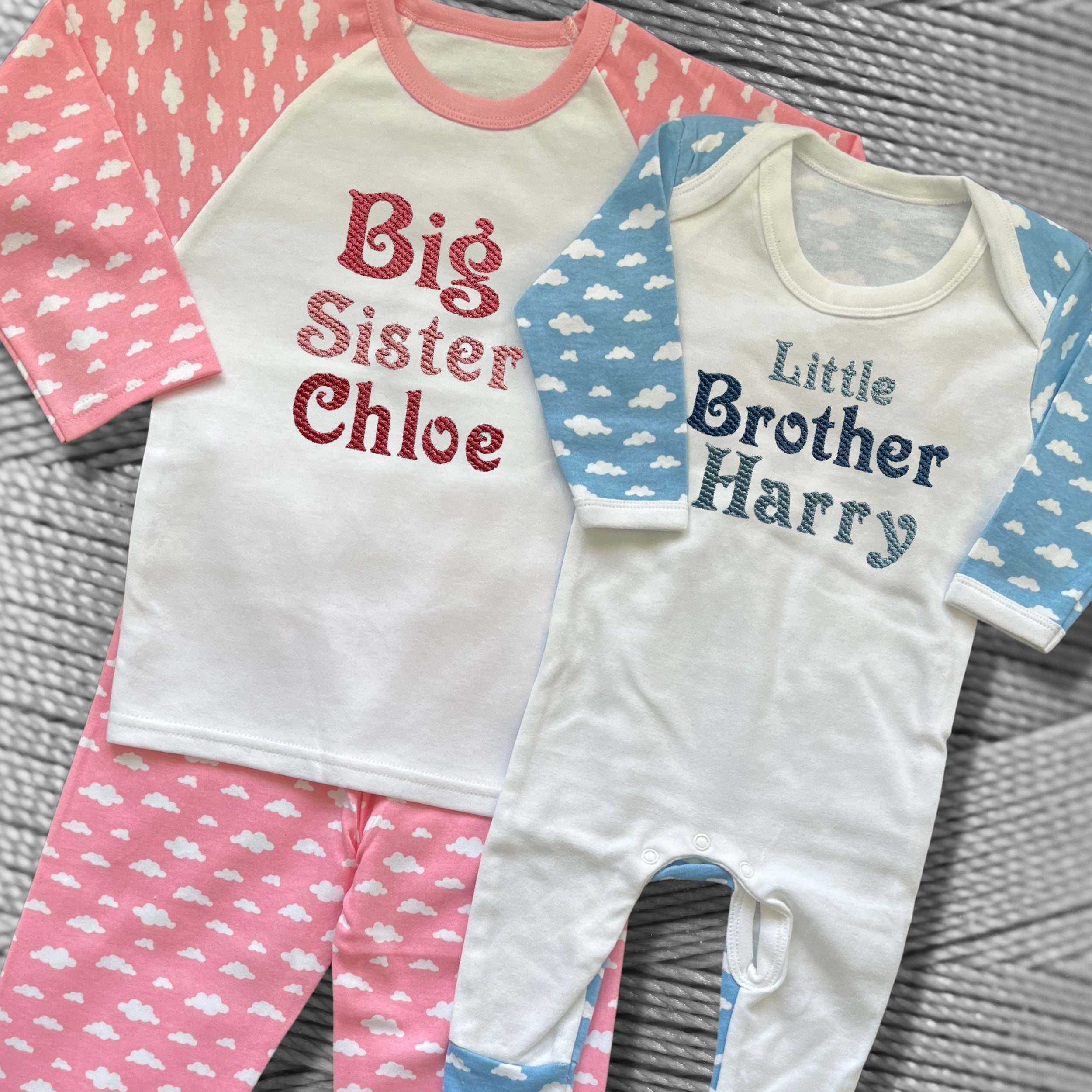 Big sister little brother pyjamas sale