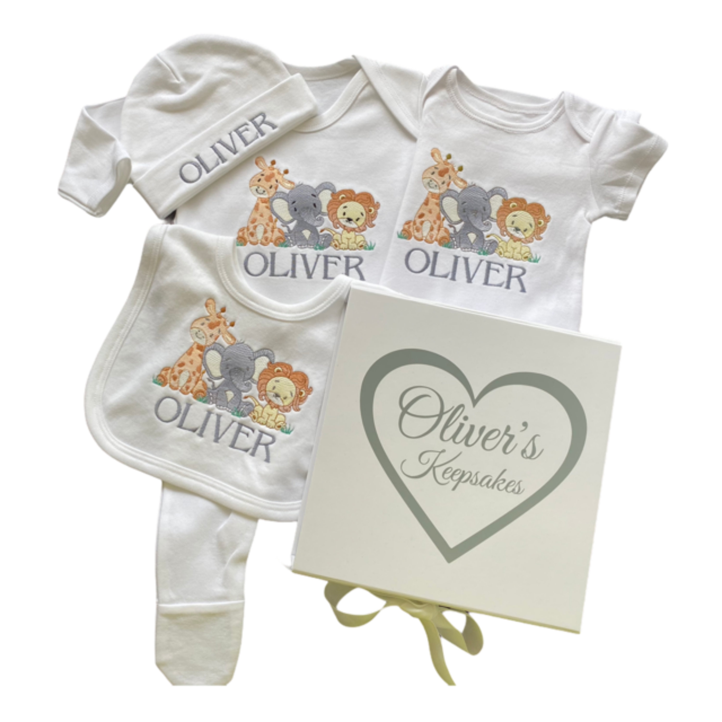 Luxury Baby Gift Set. Personalised Embroidered Baby Gift Etsy