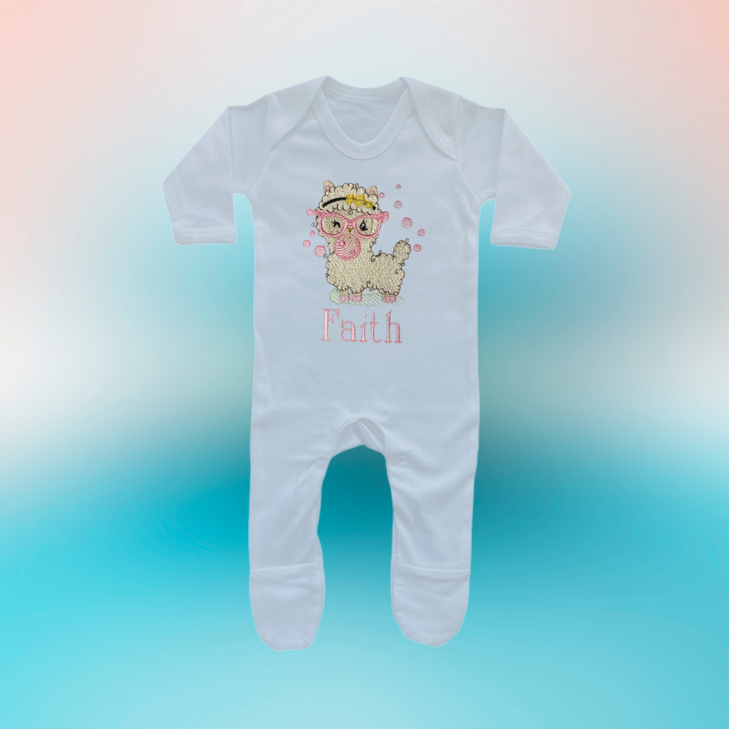 Large Luxury Personalised Embroidered Baby Gift Set Bundle Etsy