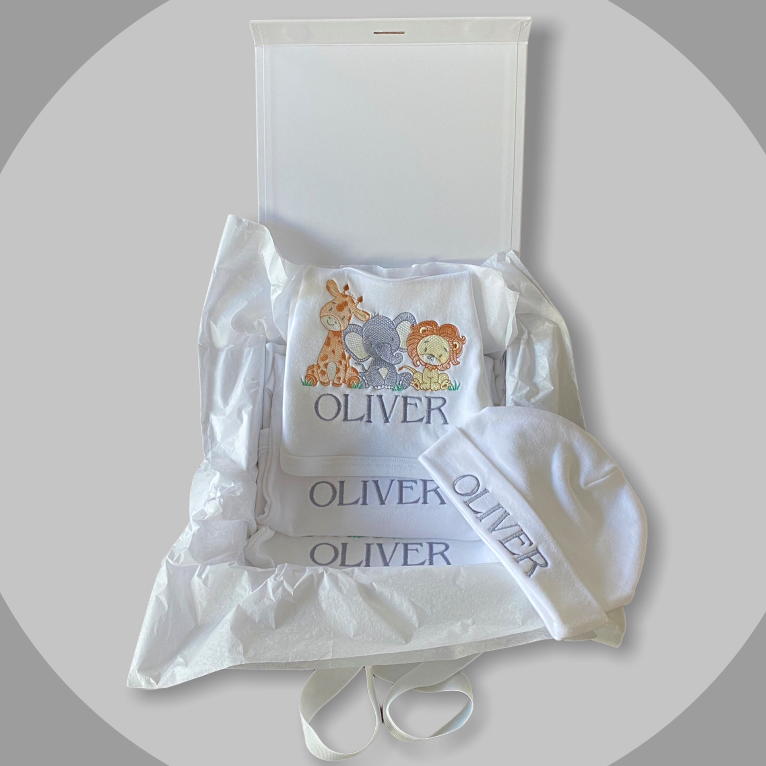 Luxury Baby Gift Set. Personalised Embroidered Baby Gift Etsy