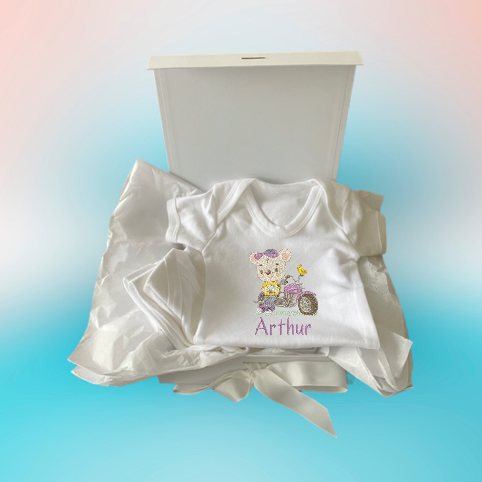 Luxury Baby Gift Set. Personalised Embroidered Baby Gift Etsy