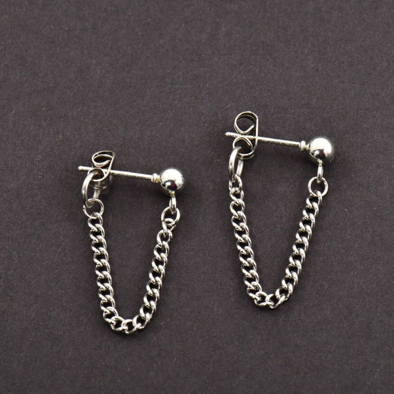 Mens earrings deals etsy