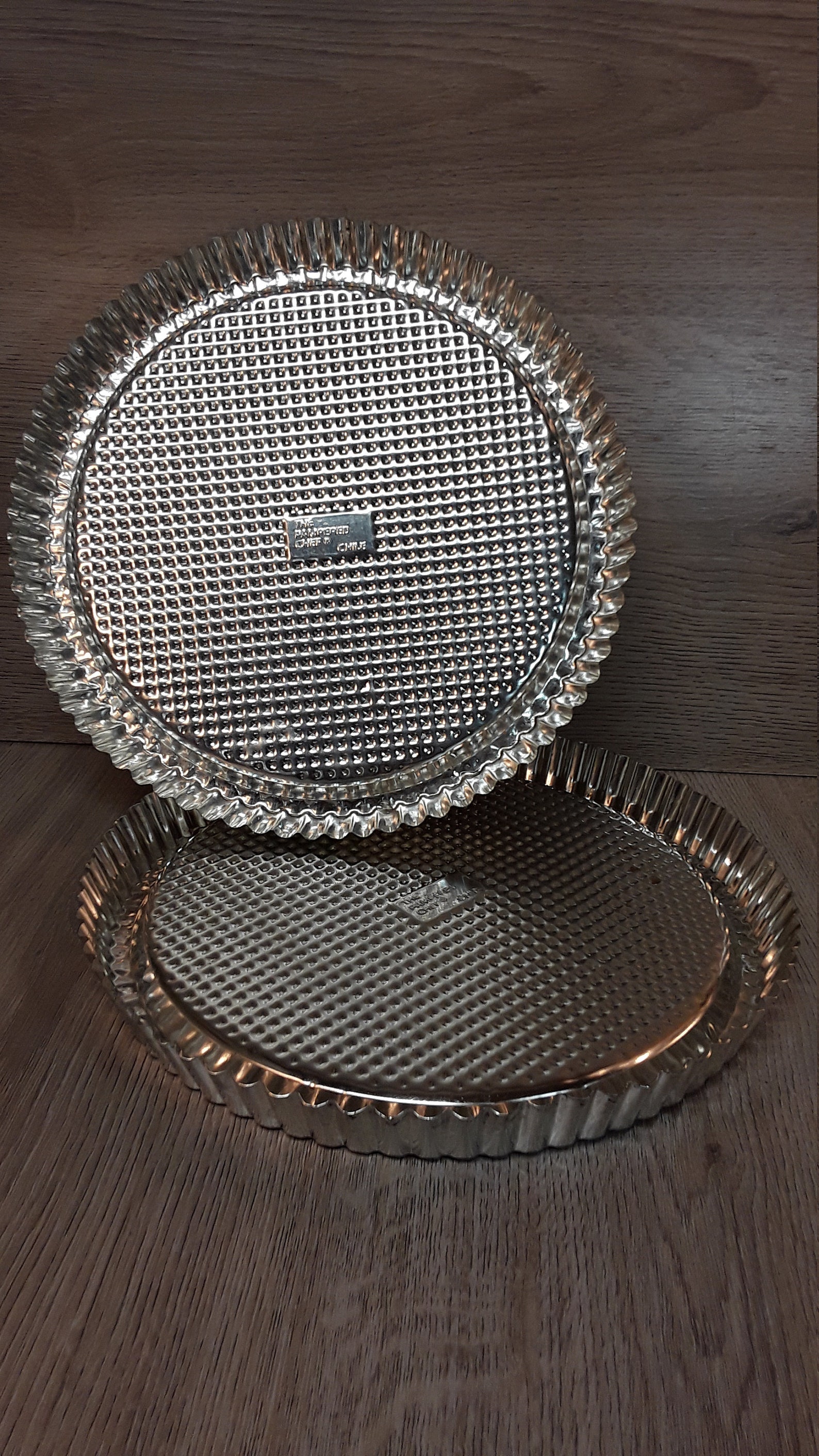 Vintage 90s Set of 2 Pampered Chef Tart/Flan Pans Etsy
