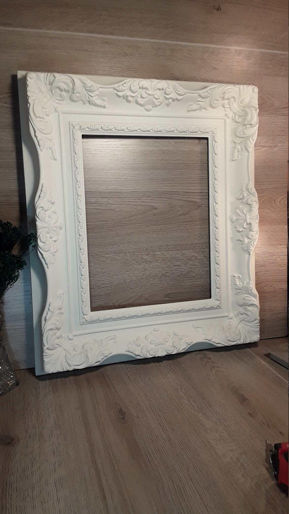 Antique Large Ornate White Frames Made from Moulded Resin Etsy