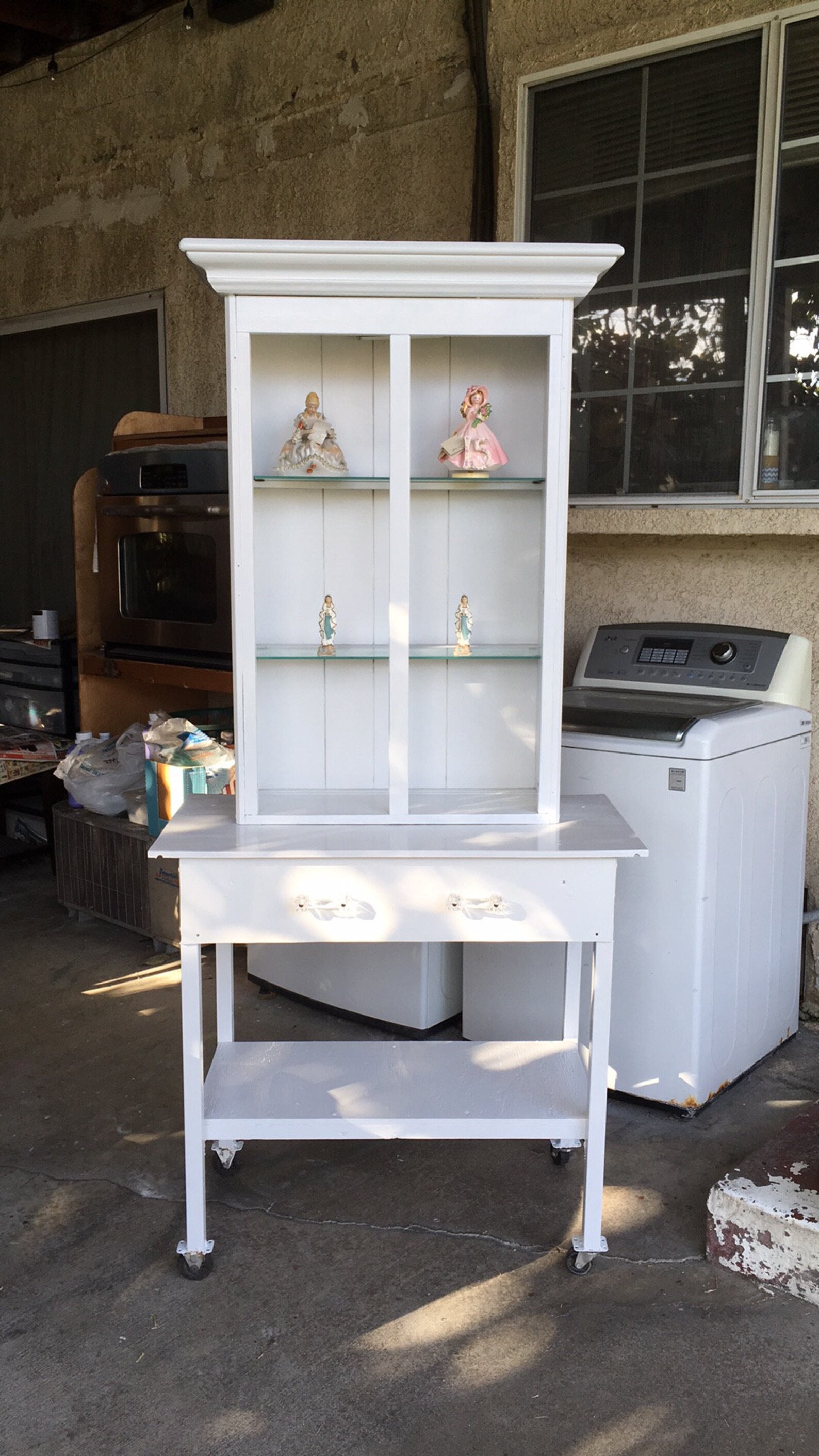 Antique Vintage 1940s Kitchen HutchChina Stand Etsy