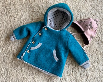 Walkjacke Teddyfleece warm 62 68 74