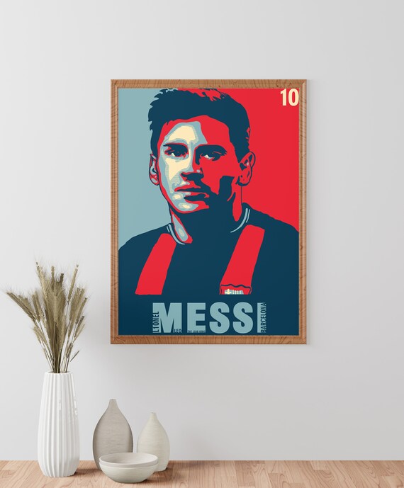 Lionel Messi Barcelona Printable Wall Art Digital Prints - Etsy