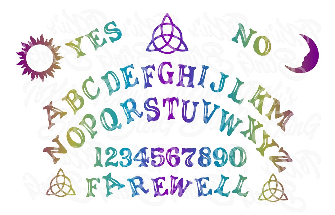 Ouija Board VOL 2 + Template for Sublimation + 2 Color Mix (made in ...