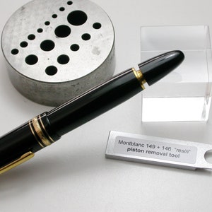 MONTBLANC MASTERPIECE 146 + 149 piston removal TOOL fountain pen repair restore wrench key opener, no pen only the tool!!
