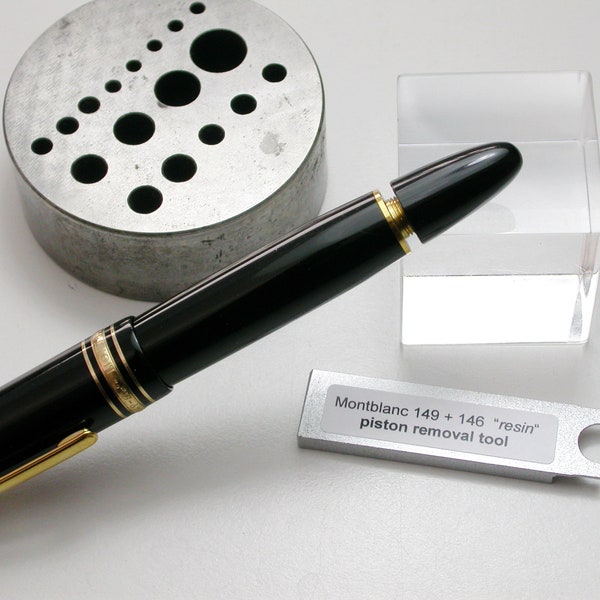 MONTBLANC MASTERPIECE 146 + 149 zuiger verwijdering TOOL vulpen reparatie herstellen sleutel sleutel opener