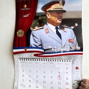Rare 2020 Tito Calendar – Vintage Yugoslav Memorabilia