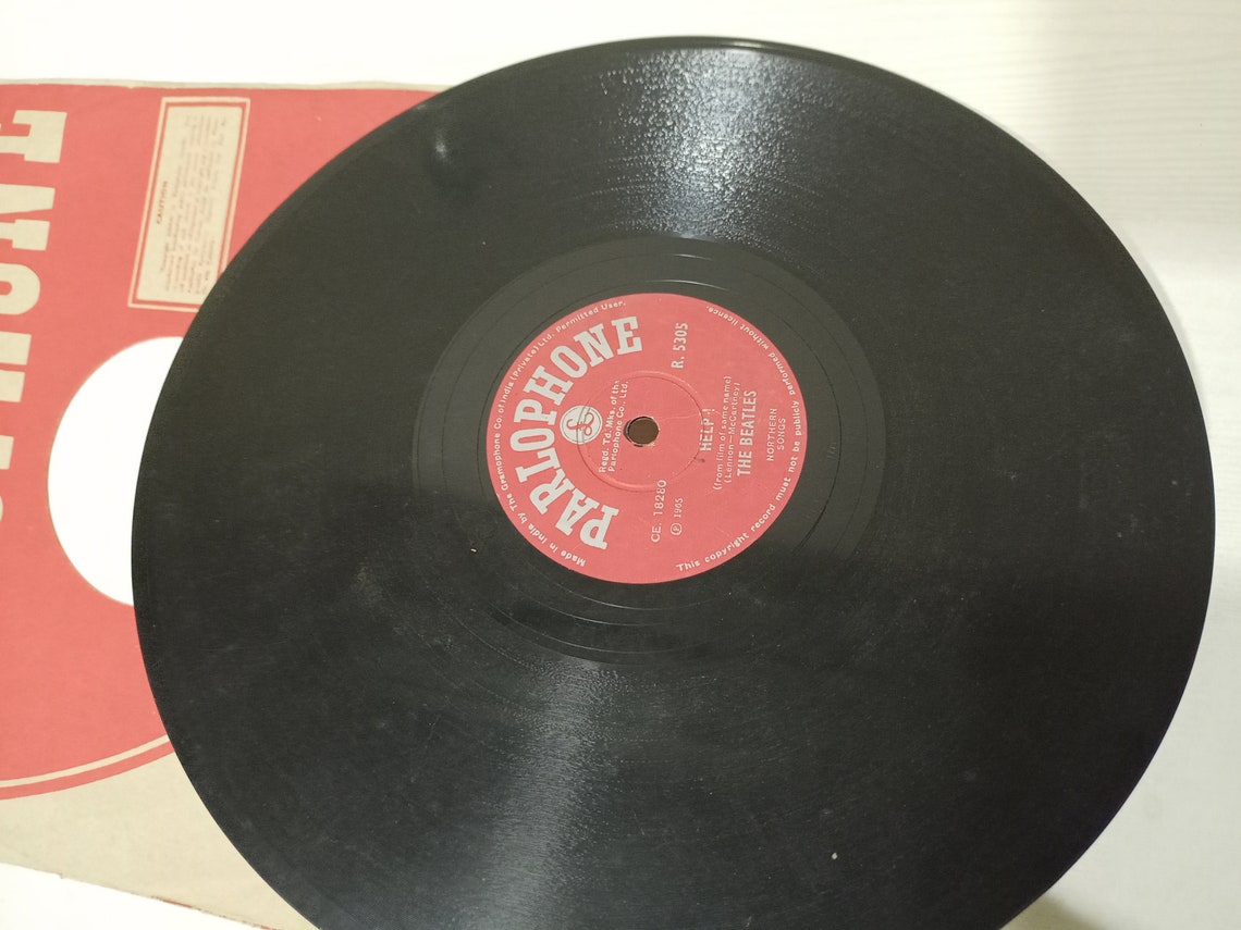 THE BEATLES 78 rpm India Indian Help /I'm Down Mega Etsy