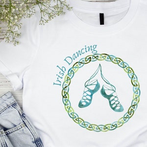 Women's or Men's Irish Dancing Shirt, Irish Dancer, Personalized Irish Dance tshirt, Irish Dance Group, Irish Dance Gift