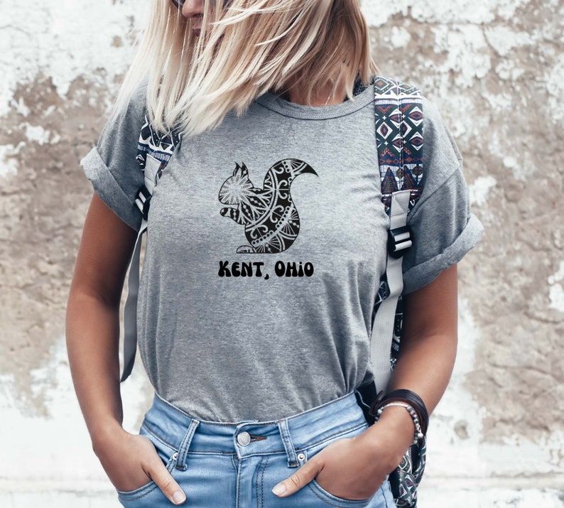 Black Squirrel Kent, Ohio Shirt, Kent State Shirt, KSU Student Shirt