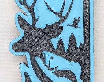 Hunting Fishing Freshie Mold