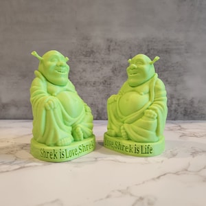 Shrek Buddha Figurine - Shrek is Love, Shrek is Life