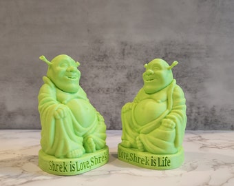 Shrek Buddha Figurine - Shrek is Love, Shrek is Life
