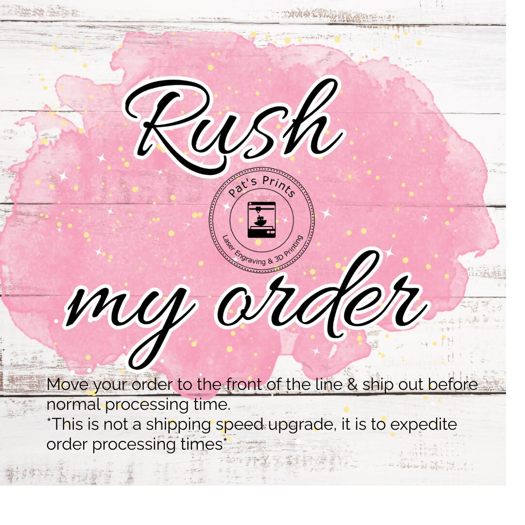 Rush My Order Upgrade, Skip the Line! - Etsy