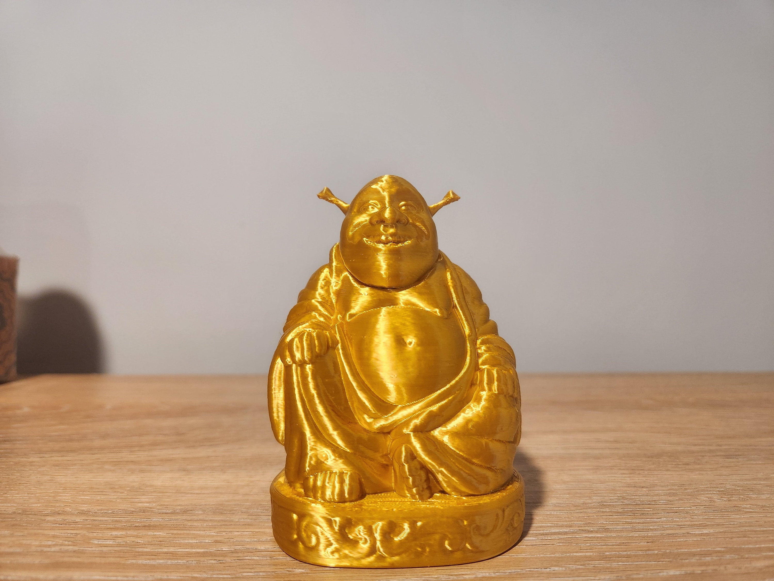 Golden Shrek Buddha photo