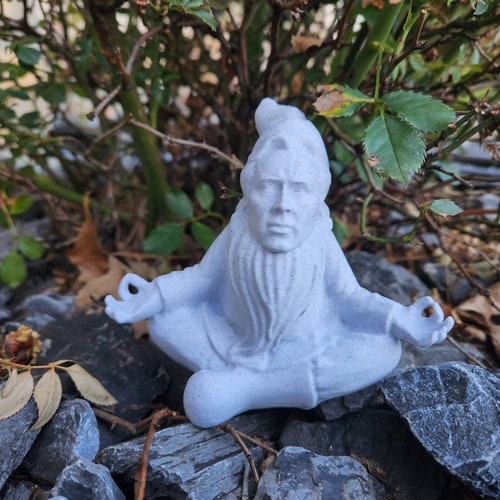 Zen Nicolas Cage Gnome - Pat's Prints Exclusive 3D - Etsy