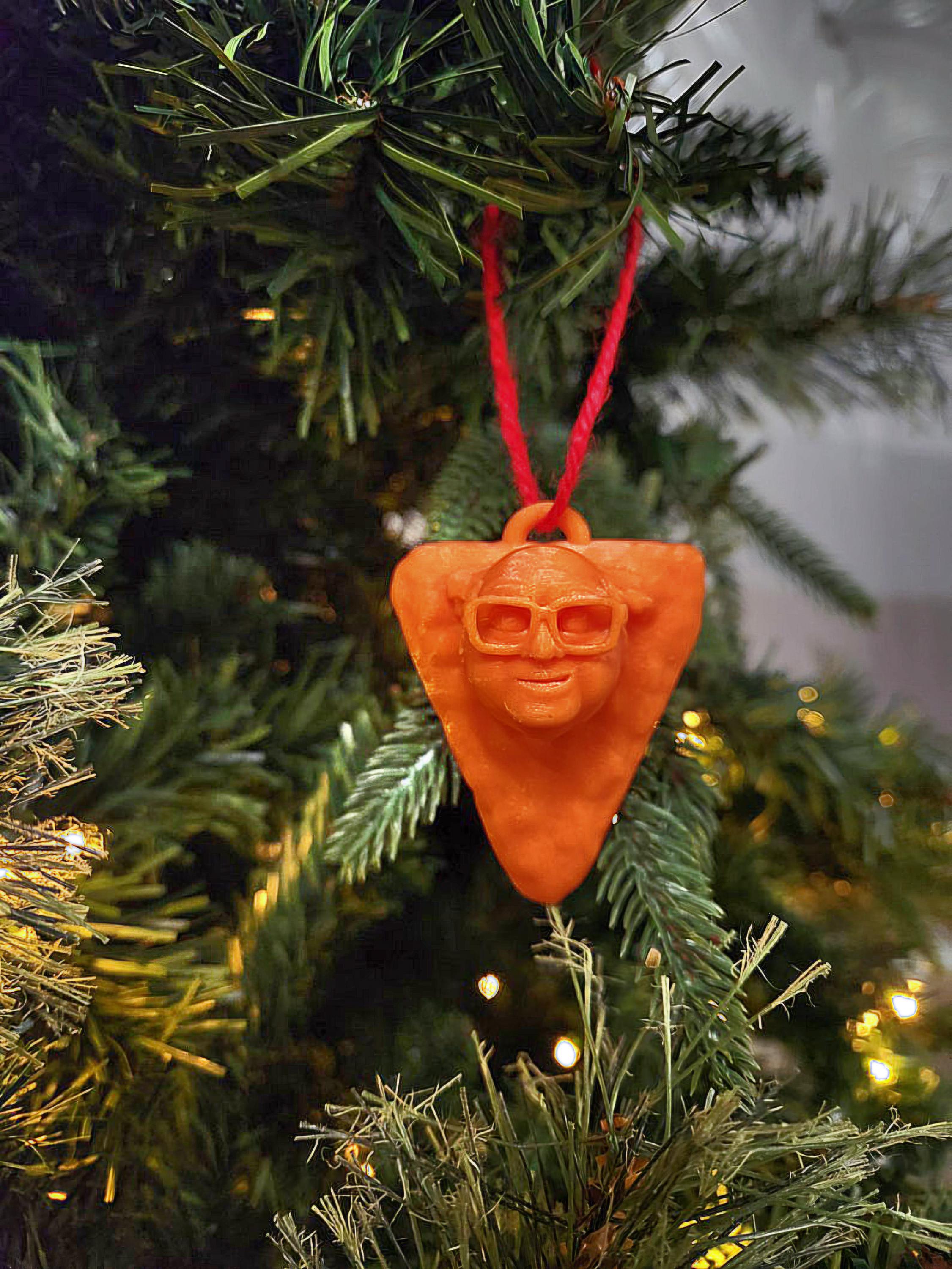 Danny DeVito Dorito Christmas Ornament
