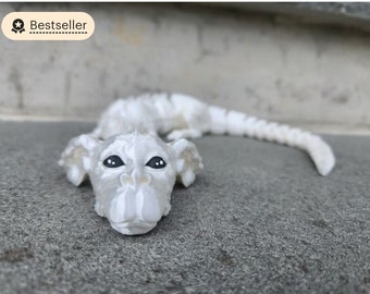 Falkor Dragon Fidget Toy, Articulated Dragon, Never Ending Story