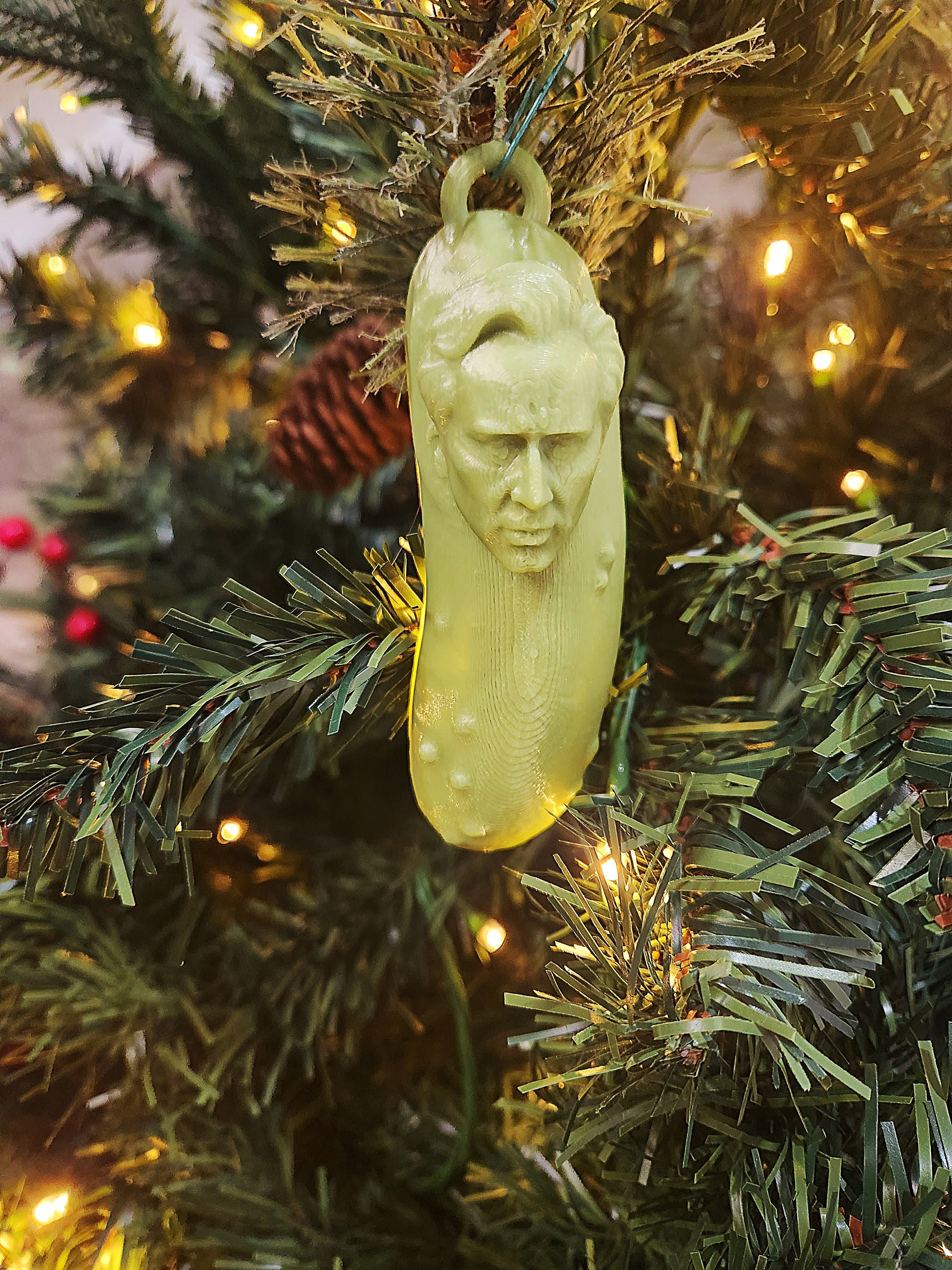 Picolas Cage Christmas Ornament Etsy