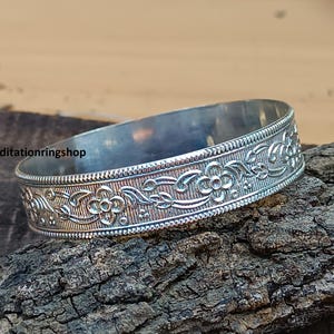 Beautiful Designer Bangle , 925 Sterling Silver Bangle , Single Set Bangle , Birthday Gift , Handmade Bangle , Amazing Bracelet ,Woman