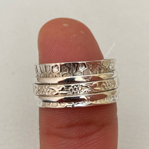 Sterling Silver Spinner Ring, Spinner Meditation Ring, Handmade Silver  Ring, 925 Sterling Silver Ring, Silver Spinner Ring, Thumb Ring