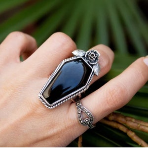 Coffin ring etsy discount