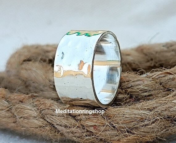 Hammered Silver Band Ring Silver Band Ring 925 Sterling Silver Jewelry Handmade Jewelry Women Band Ring Statement Ring Etsy
