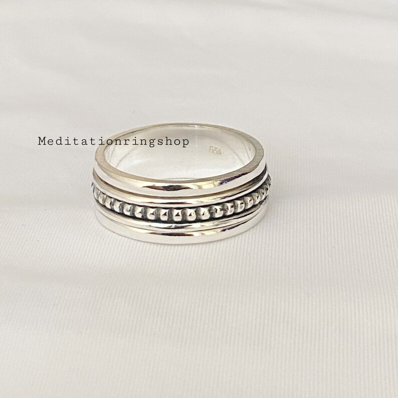 Details about Spinner Ring 925 Sterling Silver Wide Band & Meditation Handmade All Size g-213 Details about Spinner Ring 925 Sterling Silver Wide Band & Meditation Handmade All Size g-213